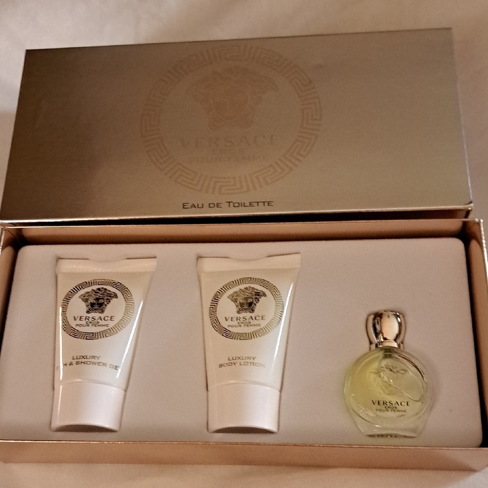 🛍Versace Eros Gold Bath & Body Set
